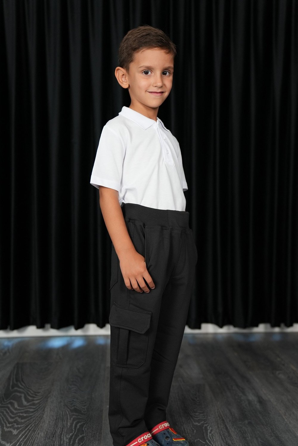 PENYE BELİ LASTİKLİ OKUL PANTOLONU 11-16 YAŞ Antrasit