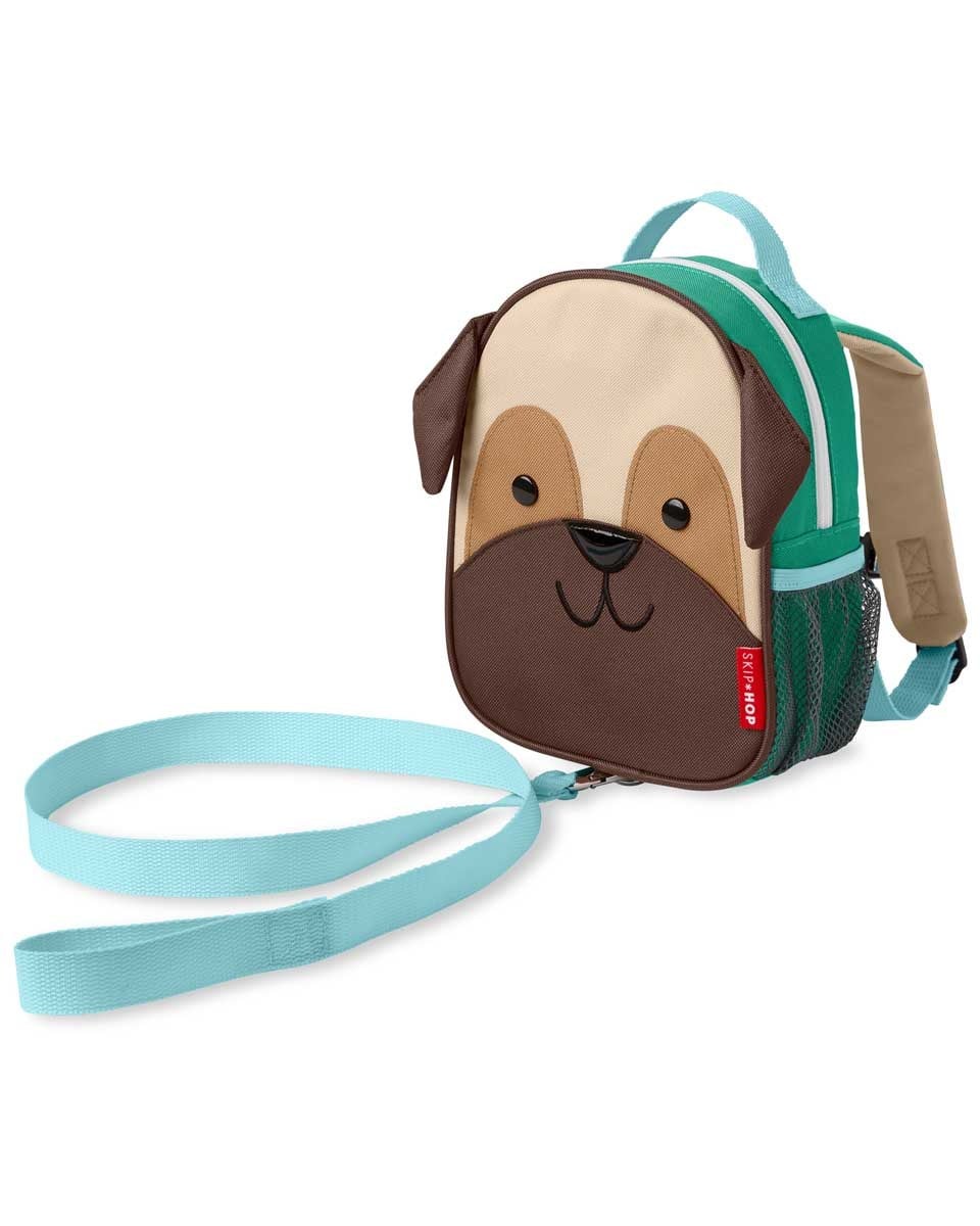 SKIPHOP Zoo Emniyet Kemerli Sırt Çantası Pug Mix