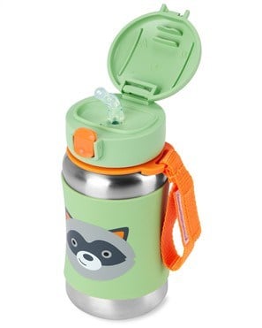 SKIPHOP Zoo Pipetli Paslanmaz Çelik Suluk Rakun Mix