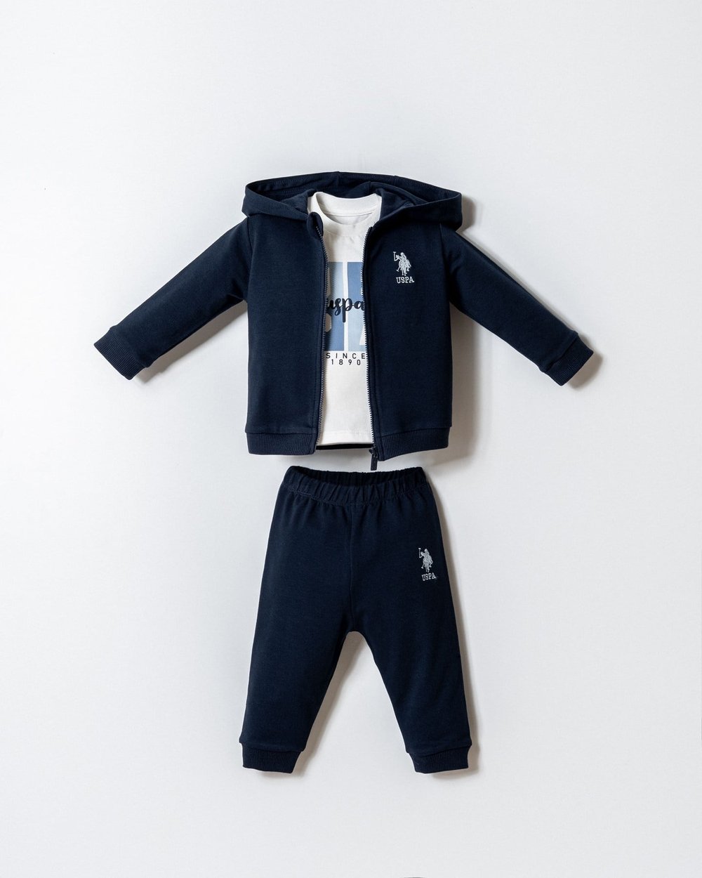 U.S. POLO ASSN Şort Takım 6Ay-3Yaş Lacivert