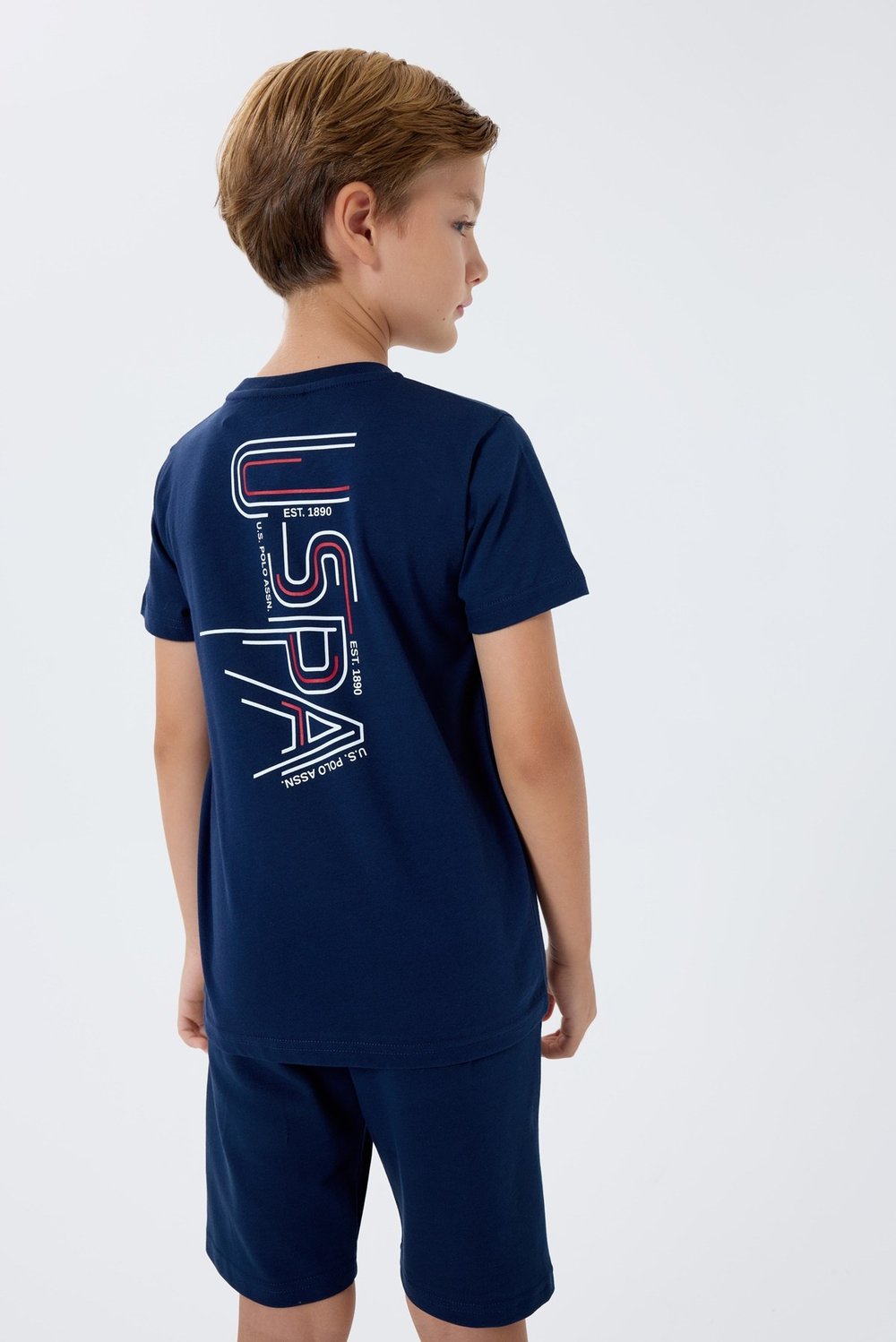 U.S. POLO ASSN Erkek Çocuk Şort Takım 9-14 Yaş Lacivert