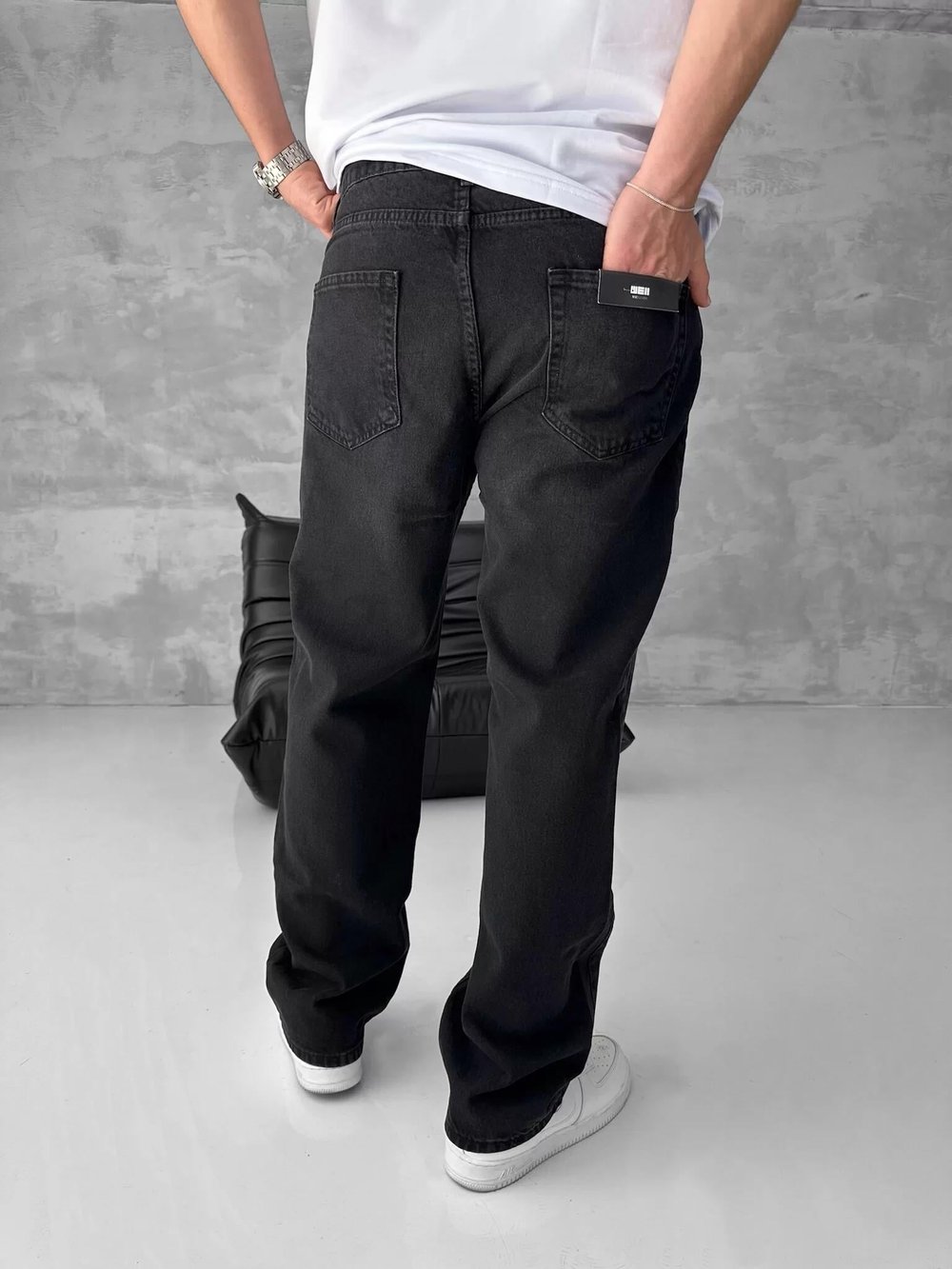 Baggy Pantolon Antrasitt