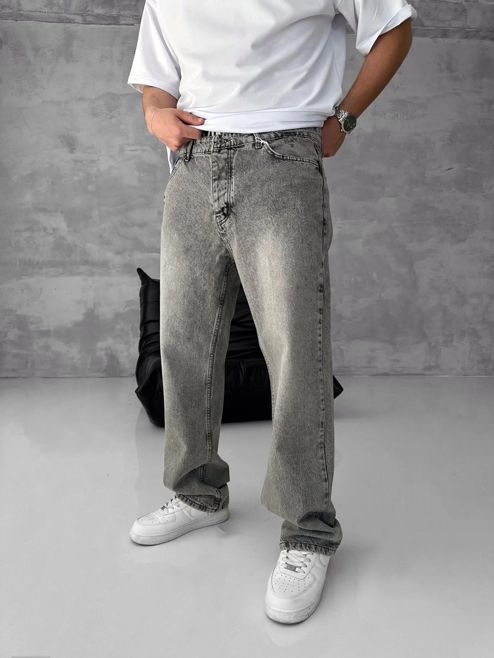 Baggy Pantolon Grii
