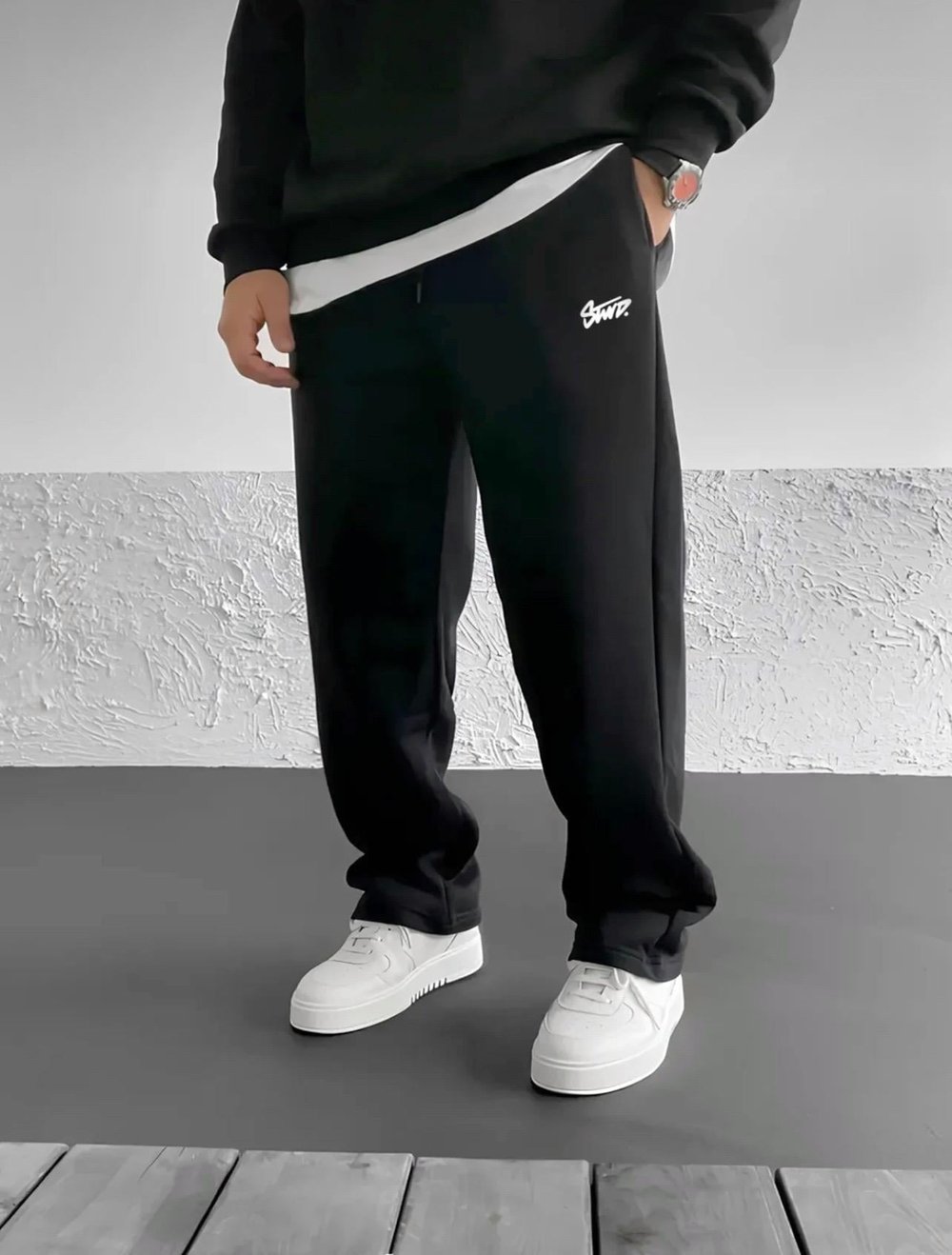 Siyah Basic Stwd Eşofman