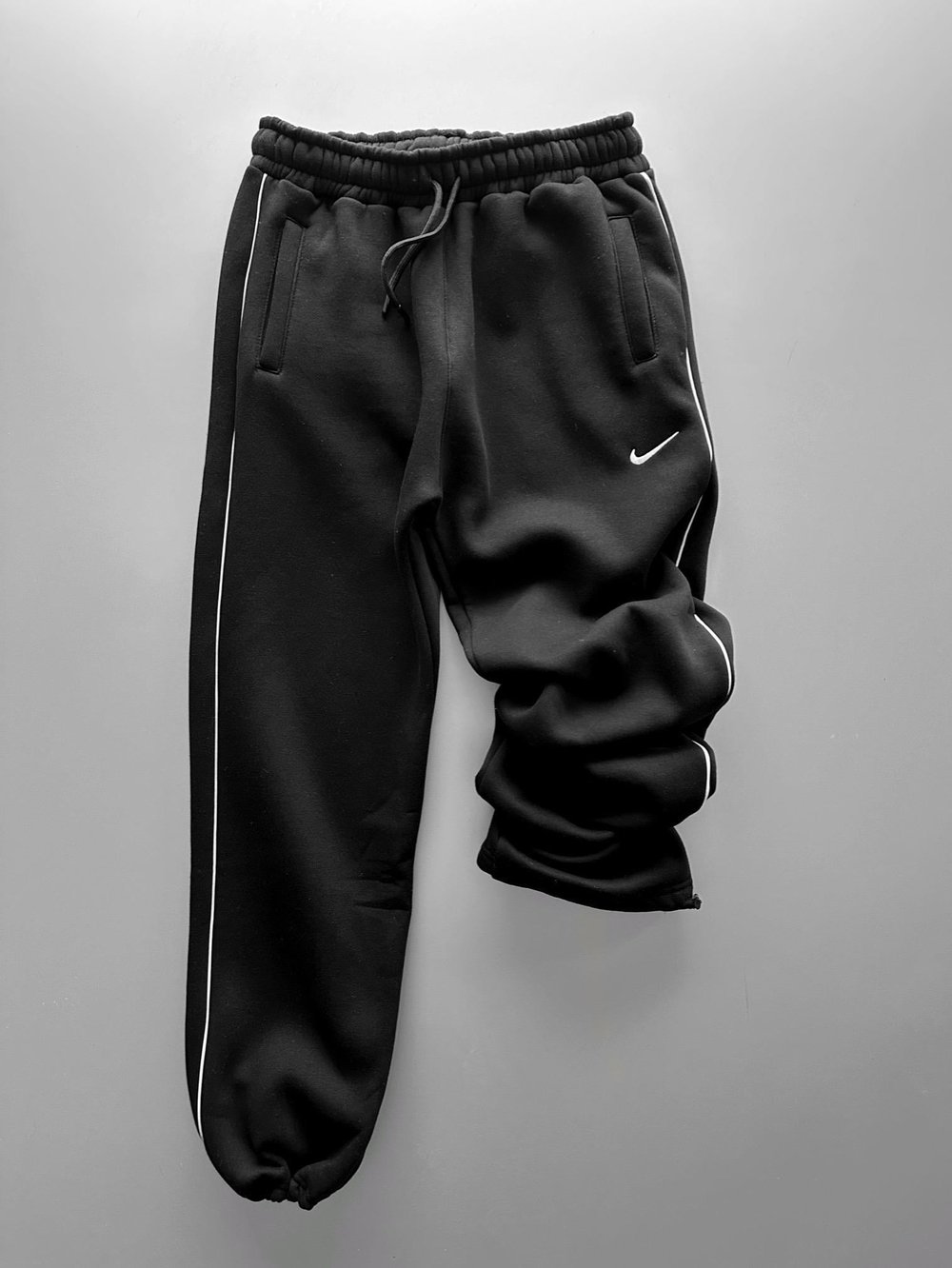 Siyah Dikey Nike Eşofman