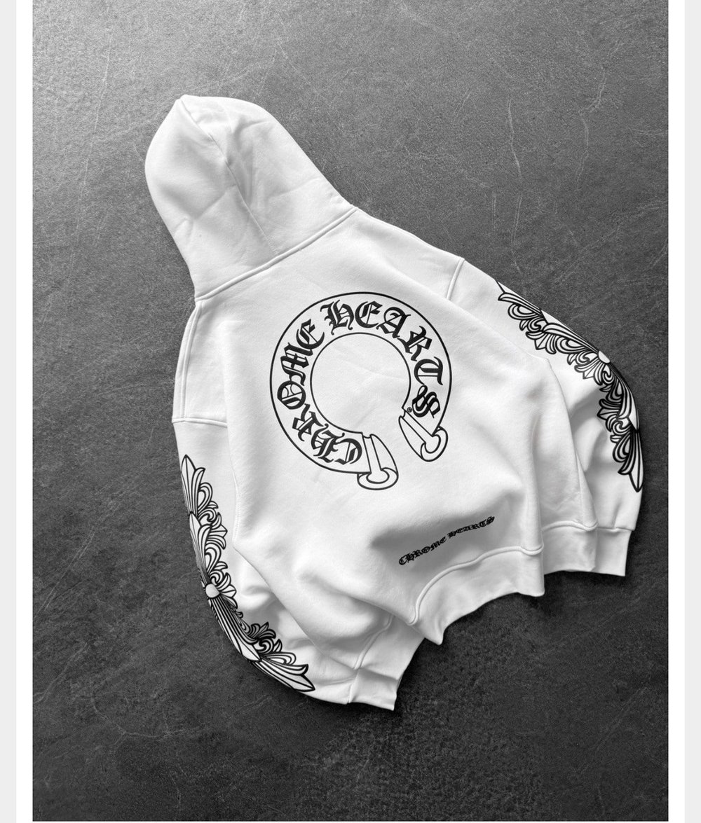 BEYAZ CHROME HEARTS HIRKA