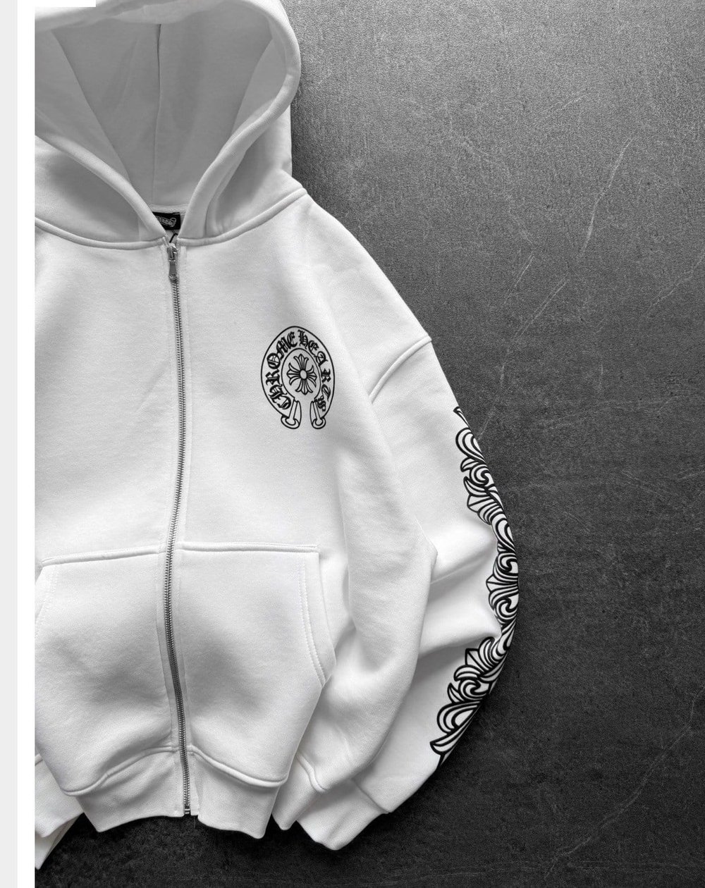 BEYAZ CHROME HEARTS HIRKA