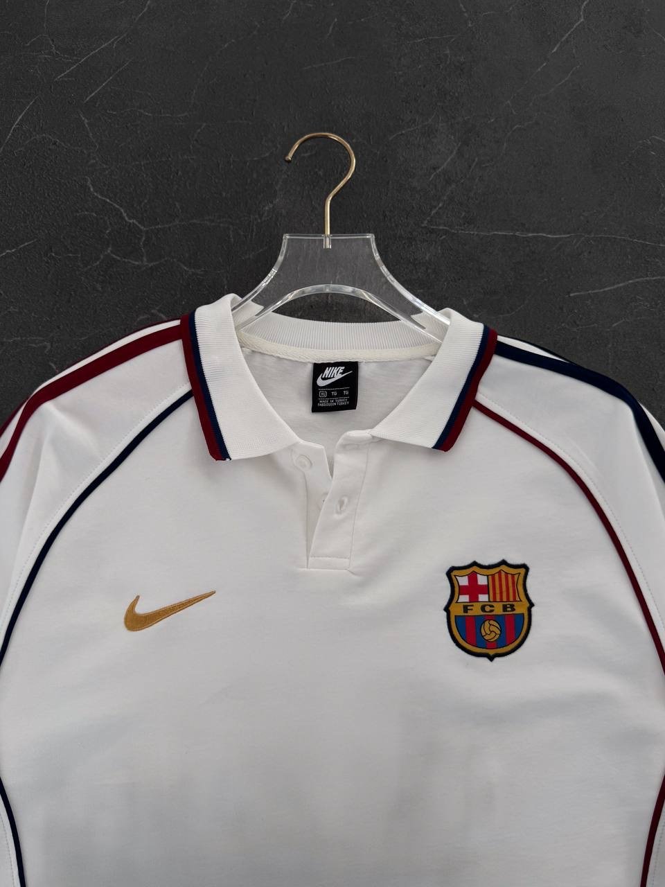 BEYAZ ÇİFT BİYE BARÇA TSHİRT