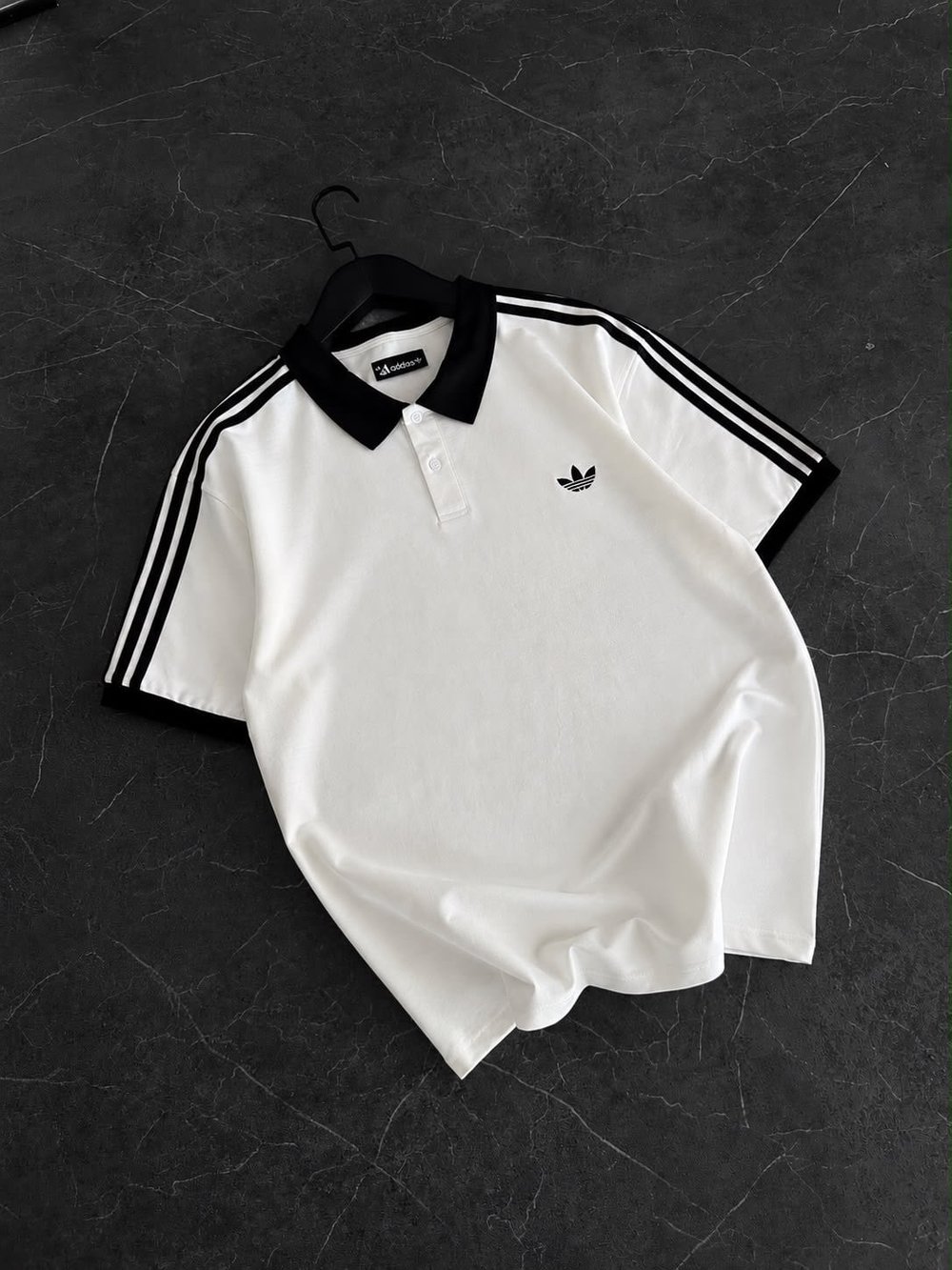 BEYAZ POLO YAKA ADİDAS TSHİRT