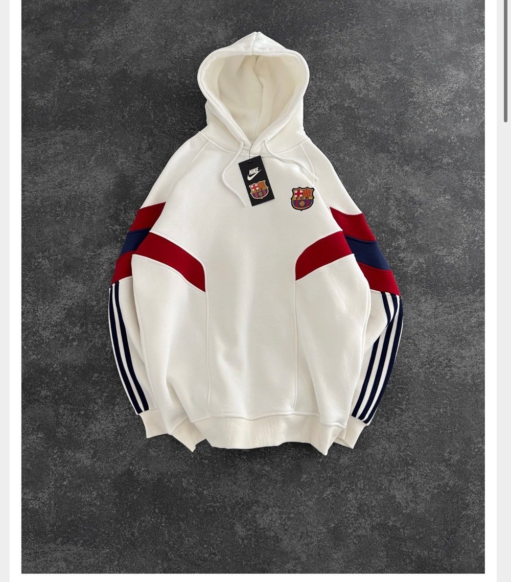 BEYAZ TEK GARNİ BARCELONA SWEAT