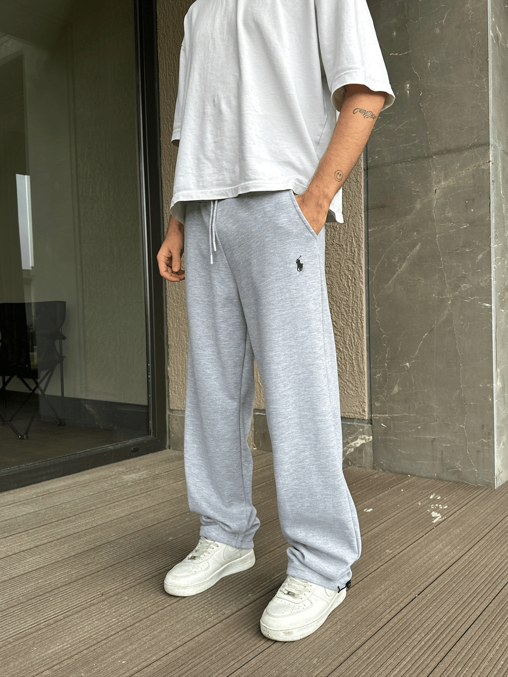 GRİ FLEX POLO EŞOFMAN