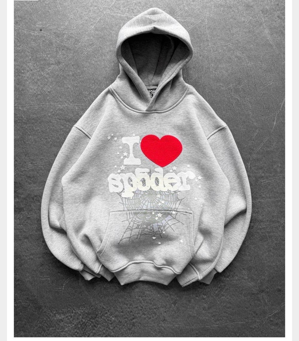 GRİ KAPŞONLU SP5DER SWEAT