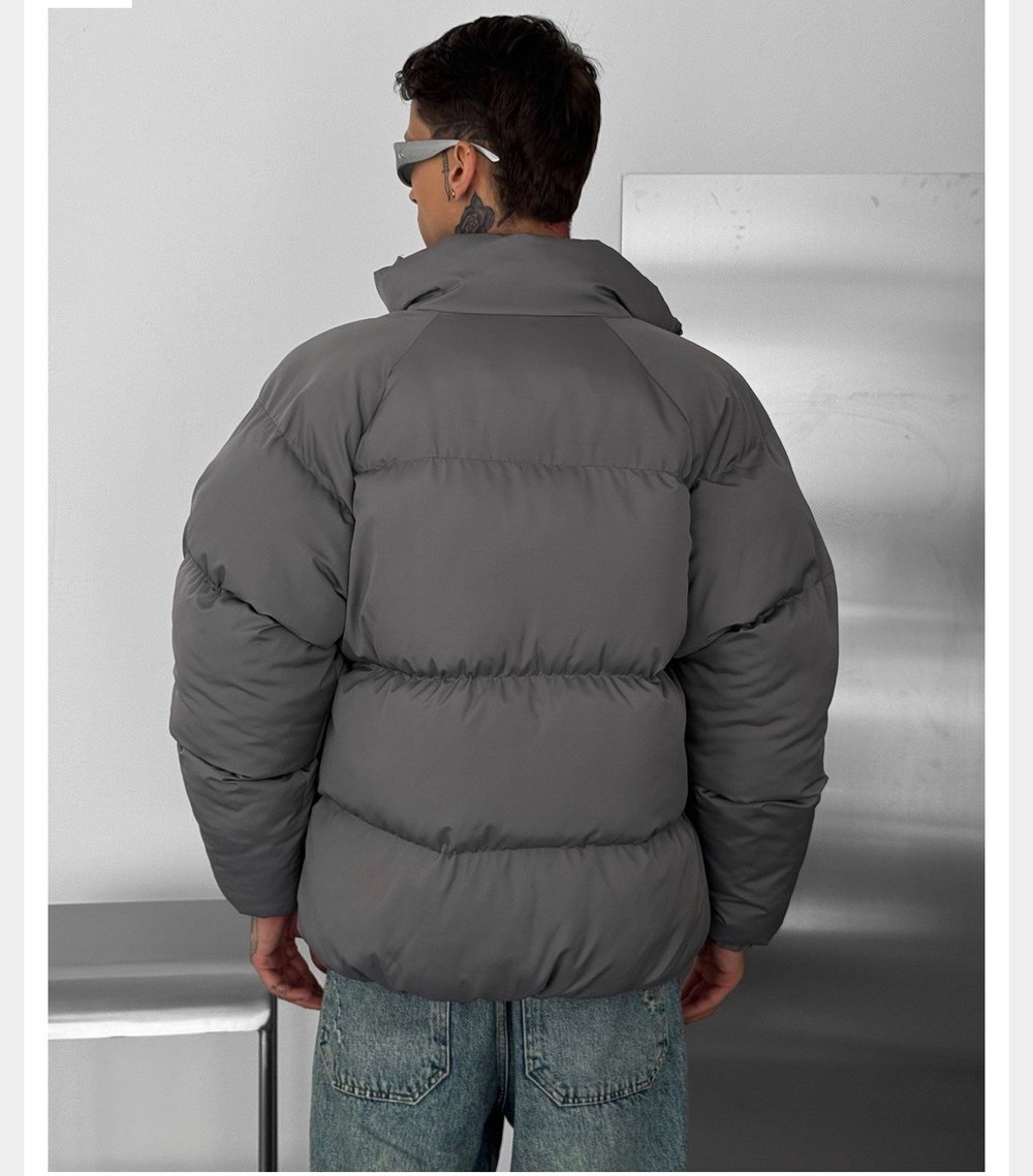 GRİ NİKE PUFFER MONT