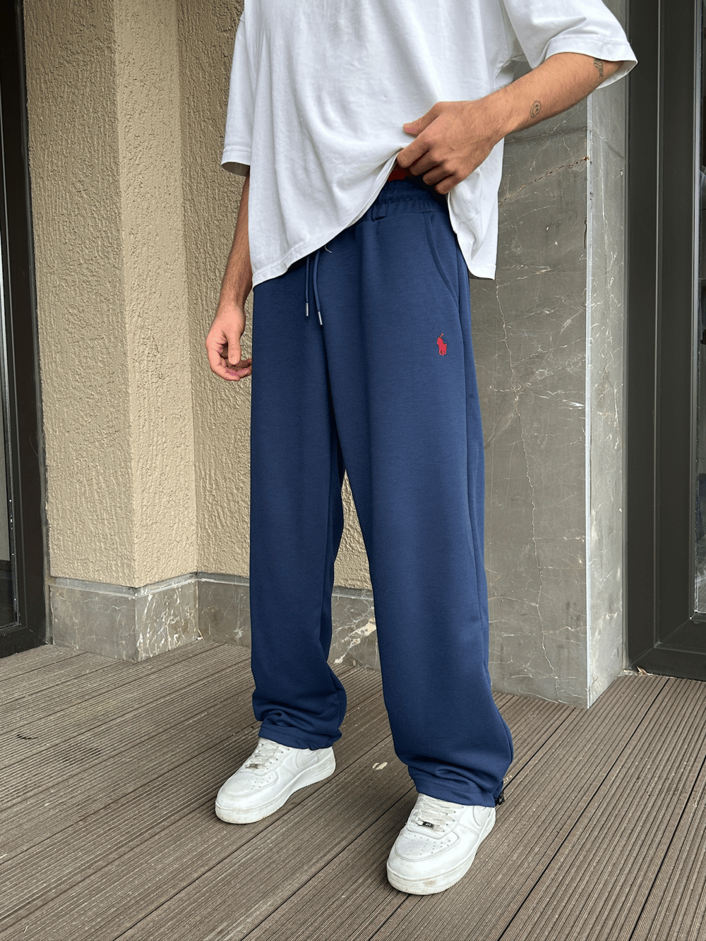 LACİVERT FLEX POLO EŞOFMAN