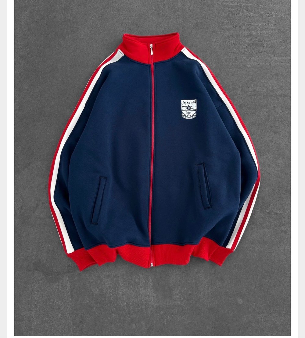 LACİVERT KOL ŞERİT VİNTAGE ARSENAL HIRKA