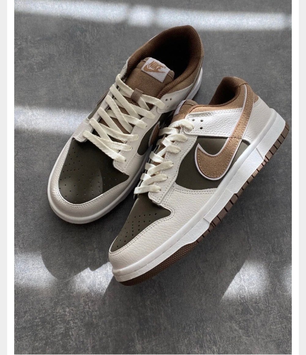 NİKE DUNK LOW KAHVE BEYAZ