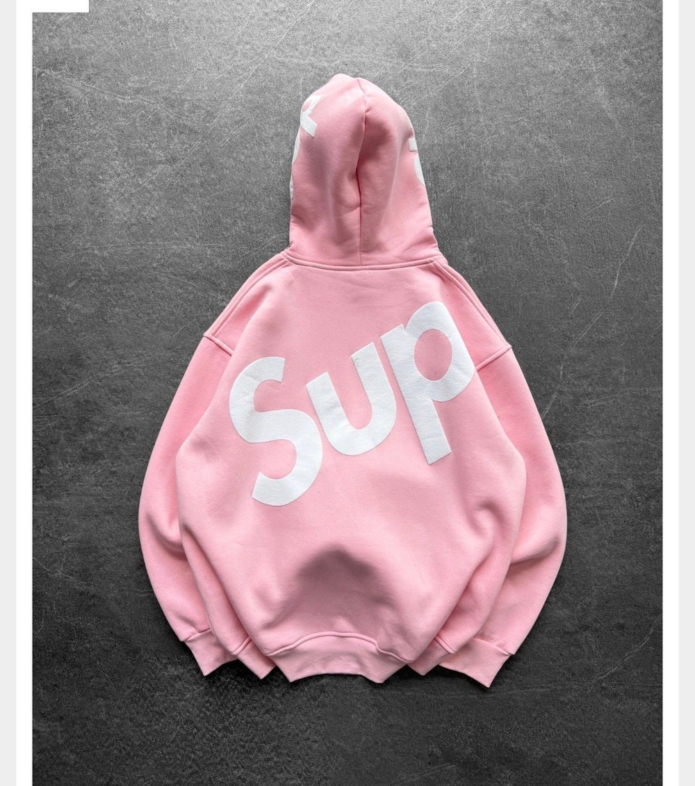 PEMBE SUPREME KAPŞONLU SWEAT