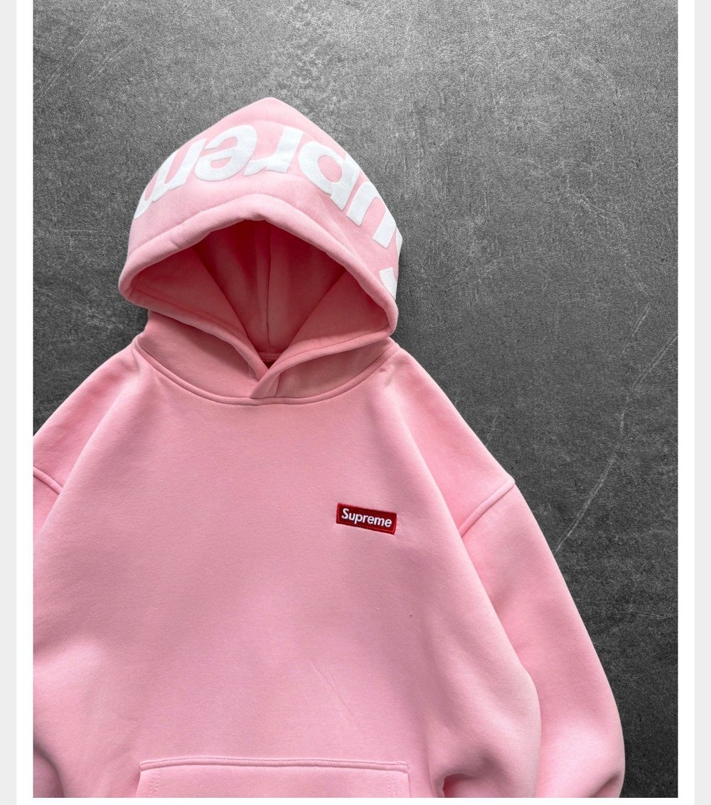 PEMBE SUPREME KAPŞONLU SWEAT