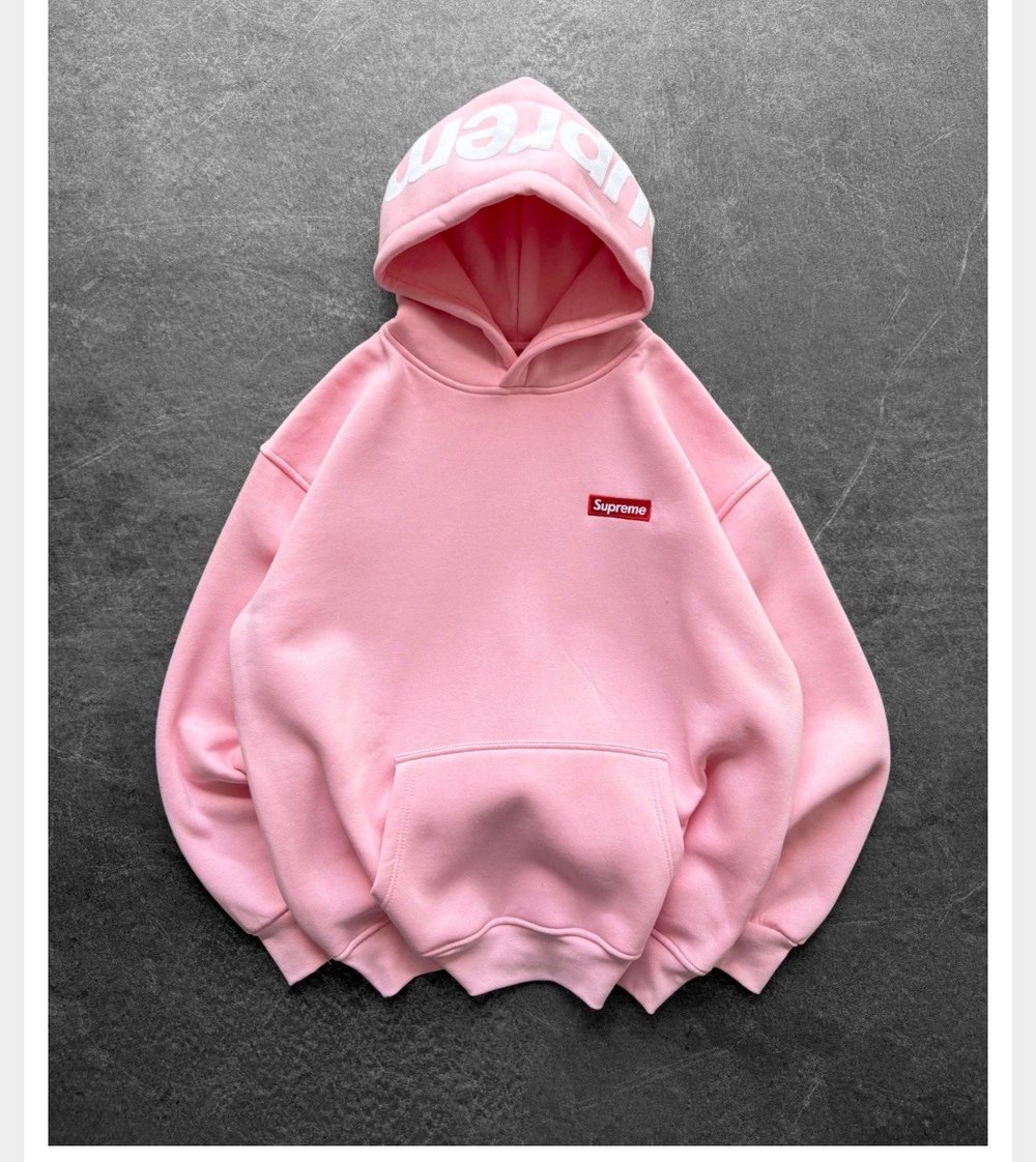 PEMBE SUPREME KAPŞONLU SWEAT
