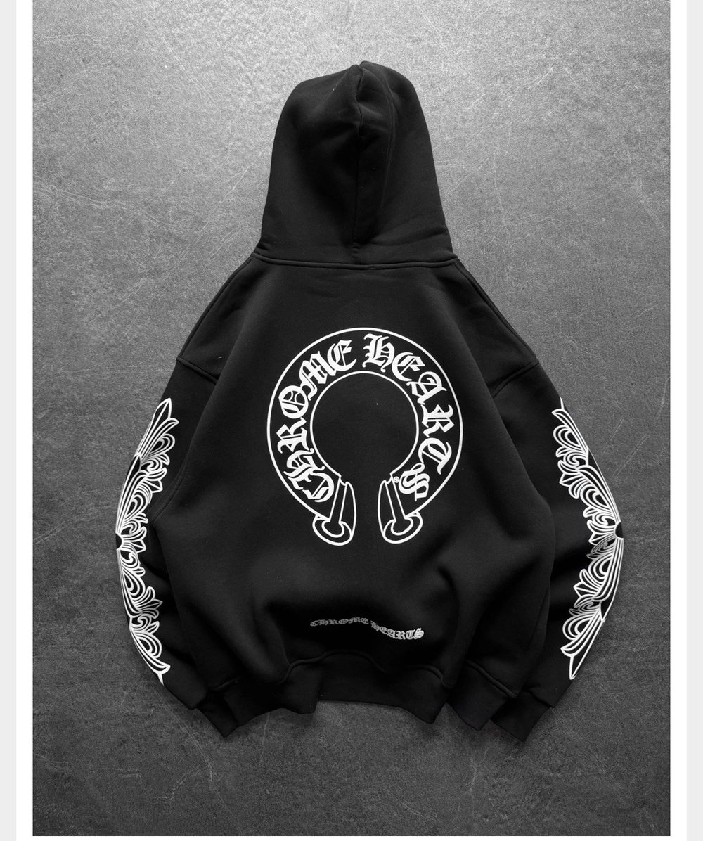 SİYAH CHROME HEARTS HIRKA