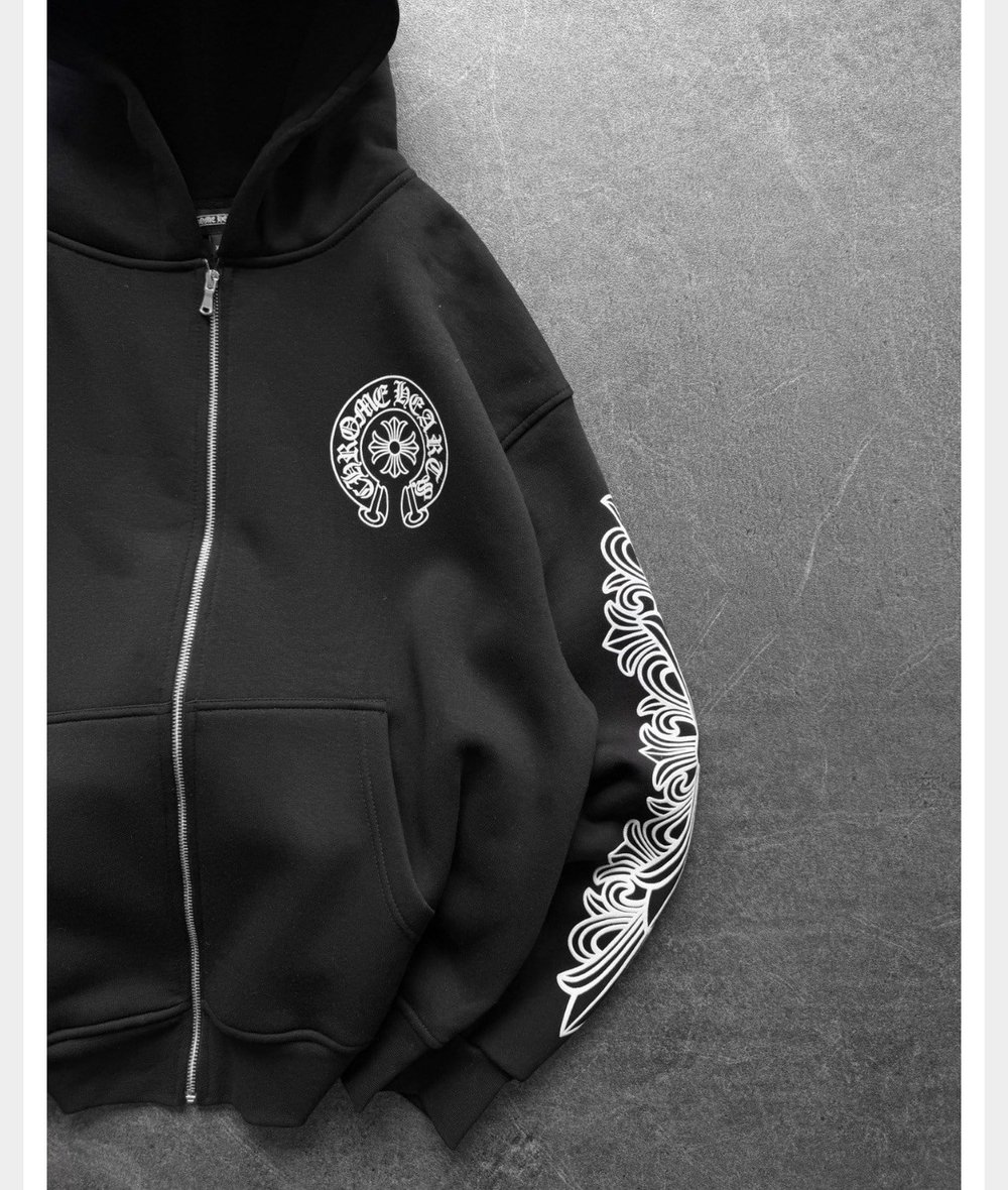 SİYAH CHROME HEARTS HIRKA