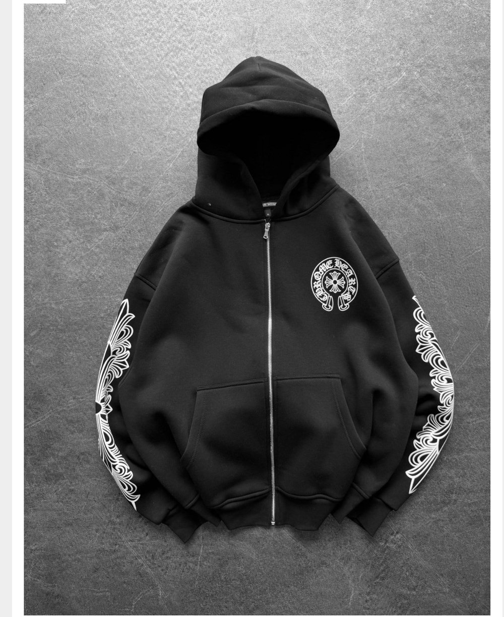 SİYAH CHROME HEARTS HIRKA