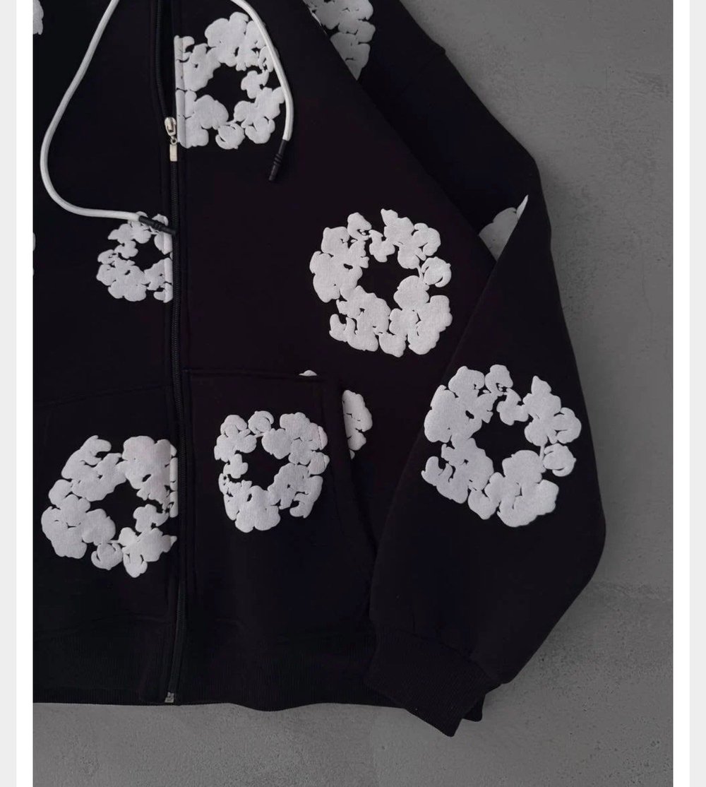 SİYAH DENİM TEARS HIRKA
