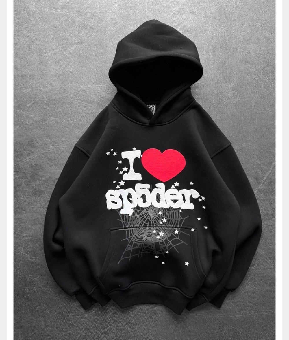 SİYAH KAPŞONLU SP5DER SWEAT