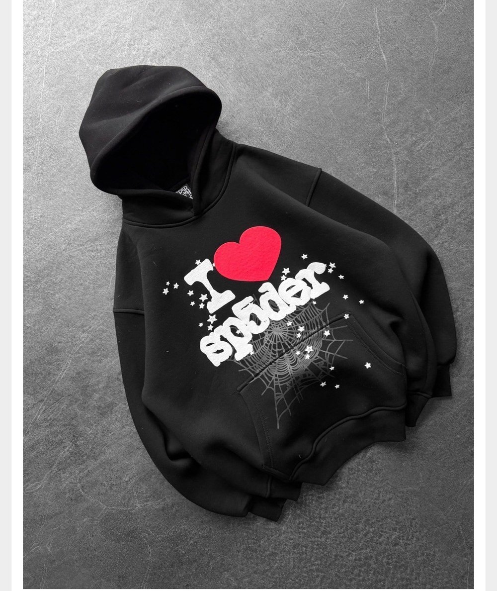 SİYAH KAPŞONLU SP5DER SWEAT