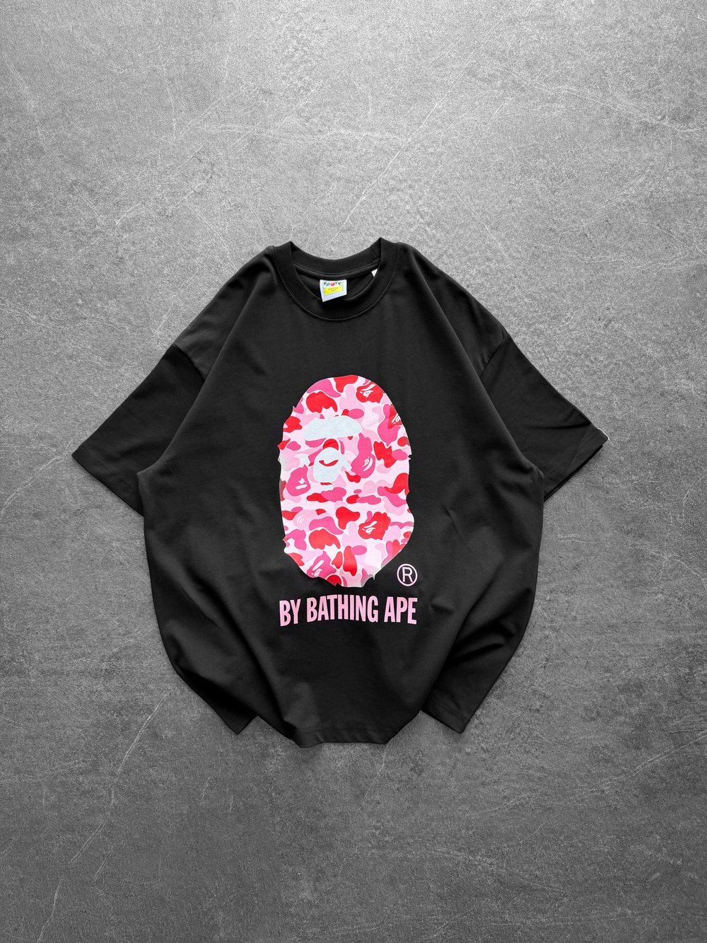 SİYAH PEMBE BAPE TSHİRT