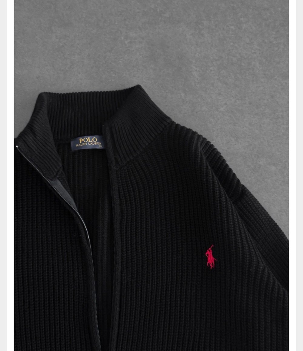 SİYAH POLO TRİKO HIRKA