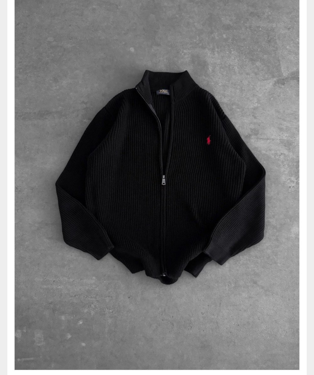SİYAH POLO TRİKO HIRKA