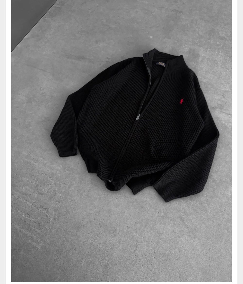 SİYAH POLO TRİKO HIRKA