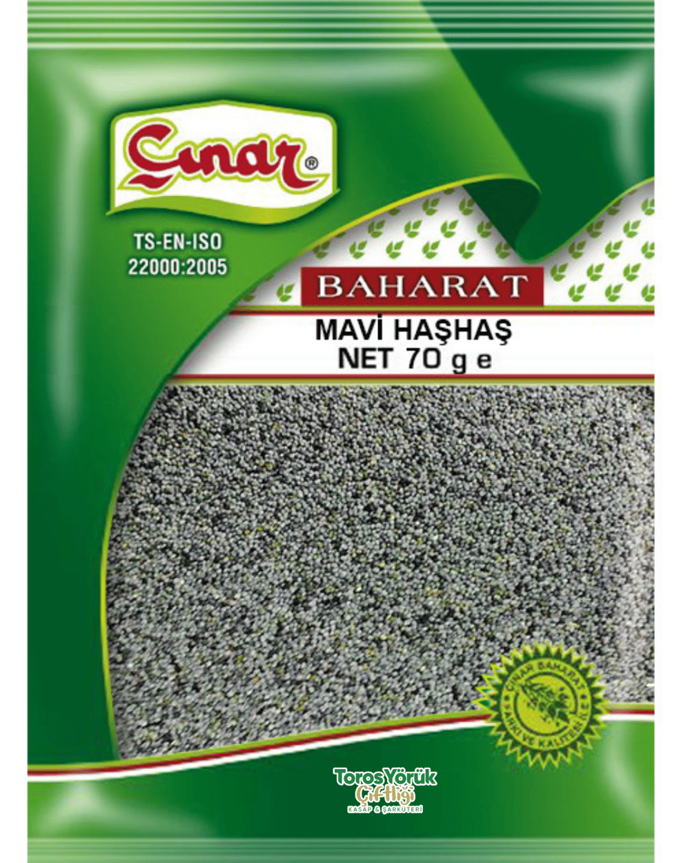 ÇINAR MAVİ HAŞAŞ 70 GR