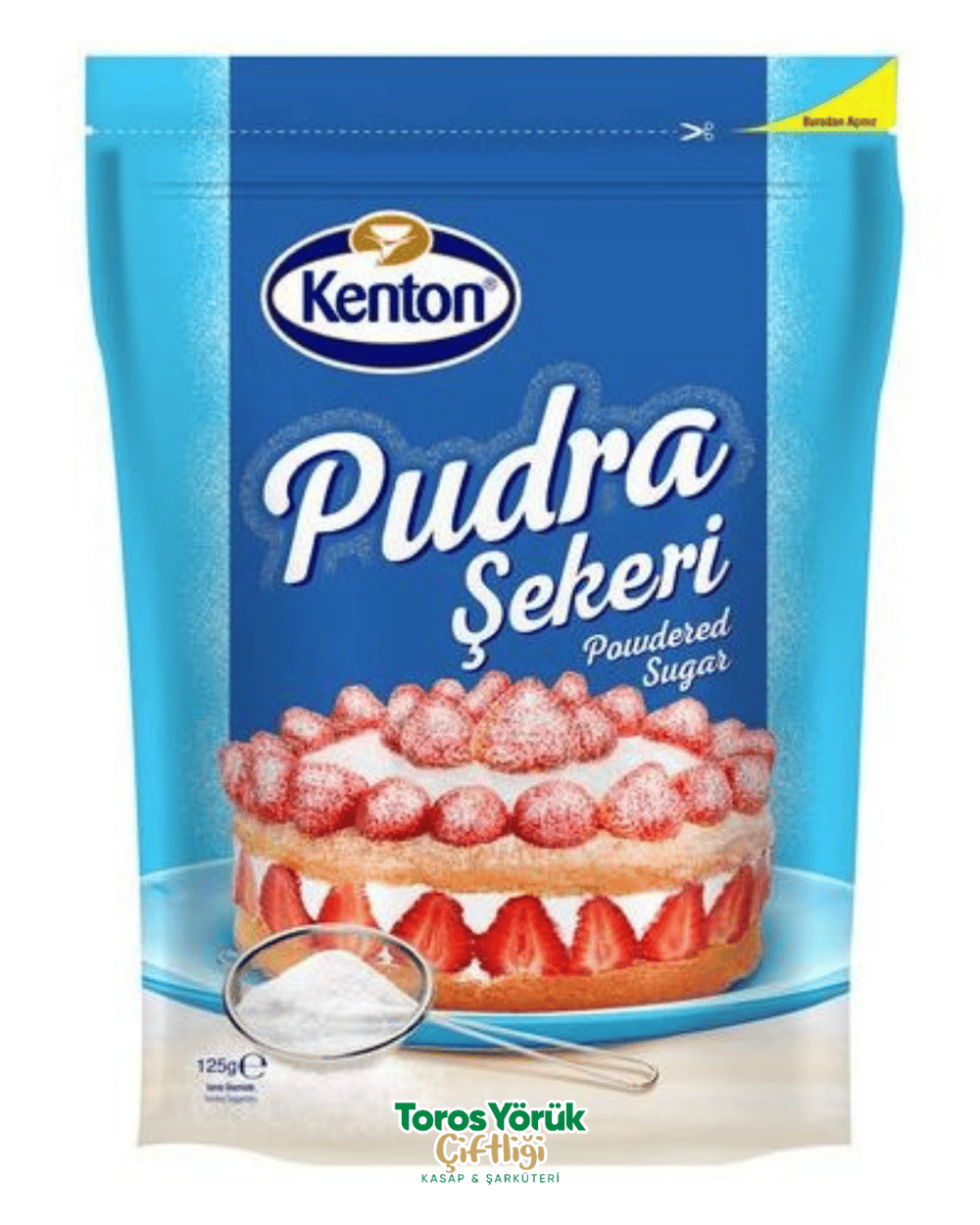 KENTON PUDRA ŞEKERİ 125GR POŞET