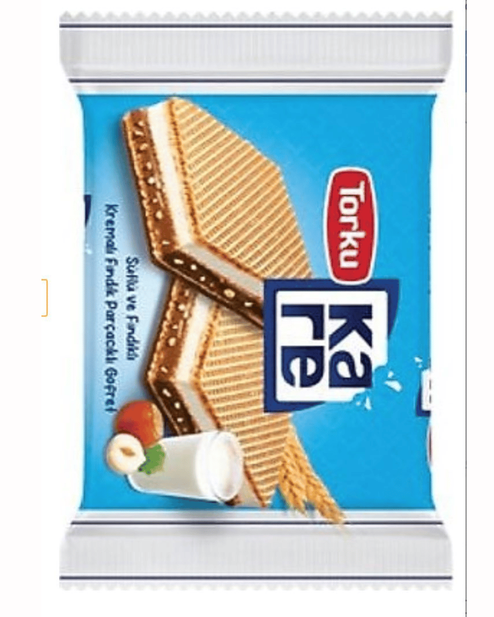 TORKU 30GR KARE FINDIK KREMALI SÜTLÜ GOFRET