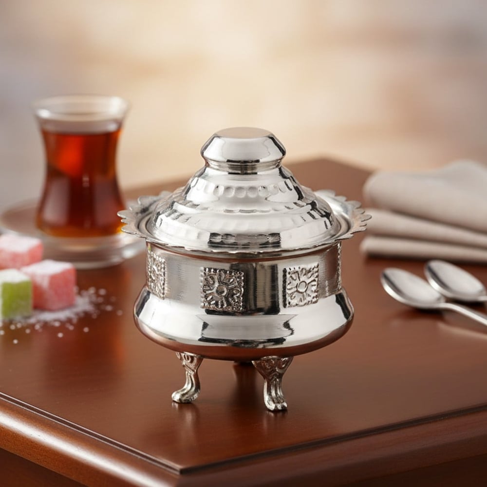 Bakır Klasik Ayaklı Şekerlik