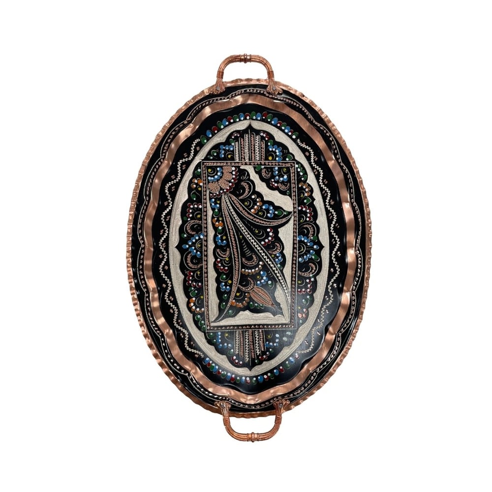 Bakır Mine İşlem Oval Tepsi