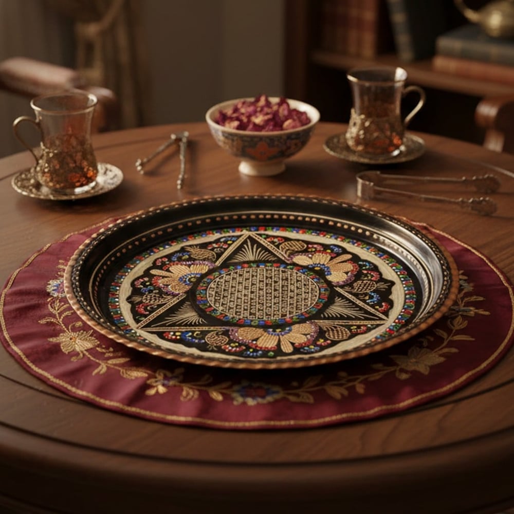 Bakır Mine İşleme Yuvarlak Tepsi