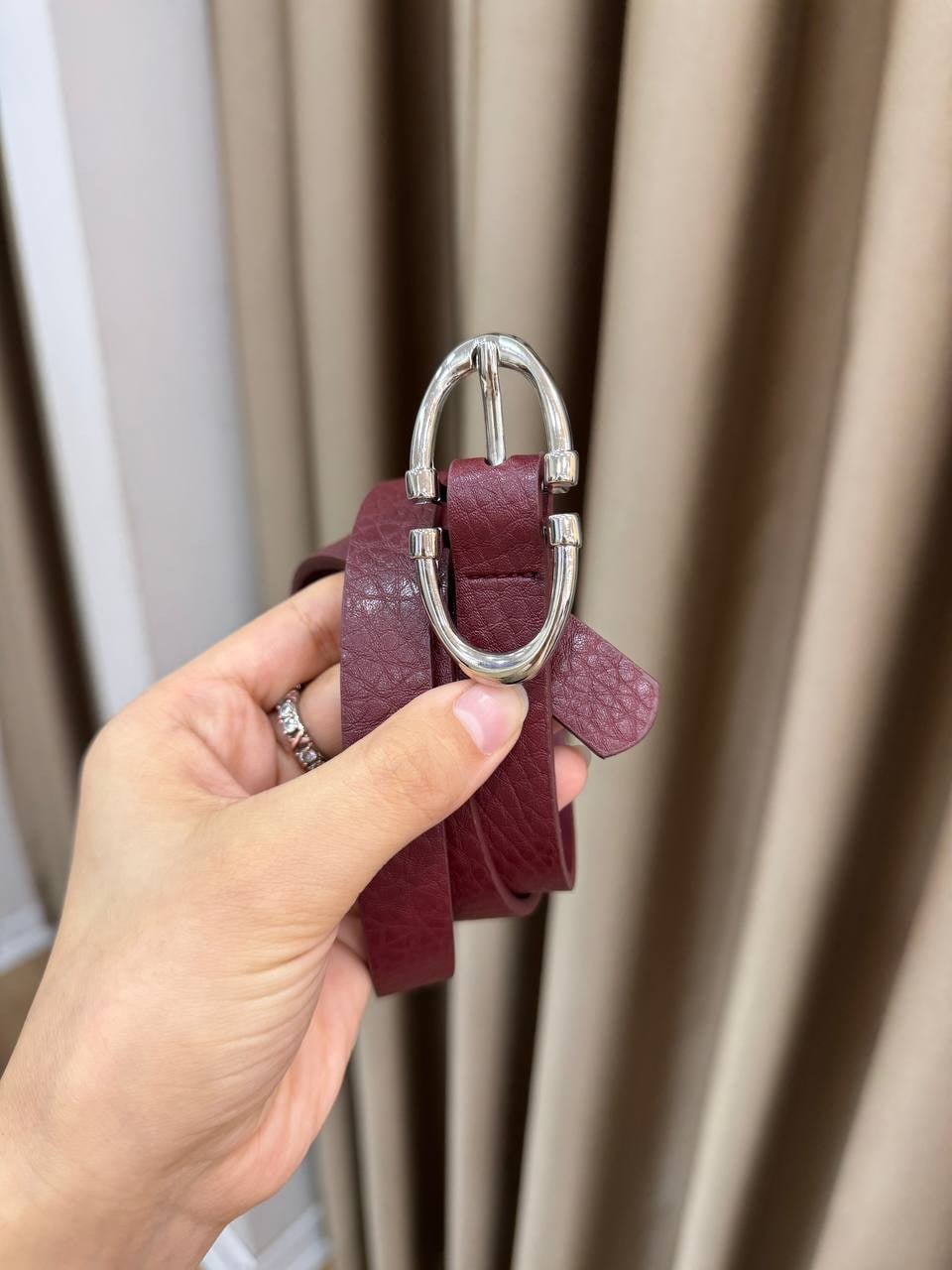 1250 - Oval Kemer - Bordo