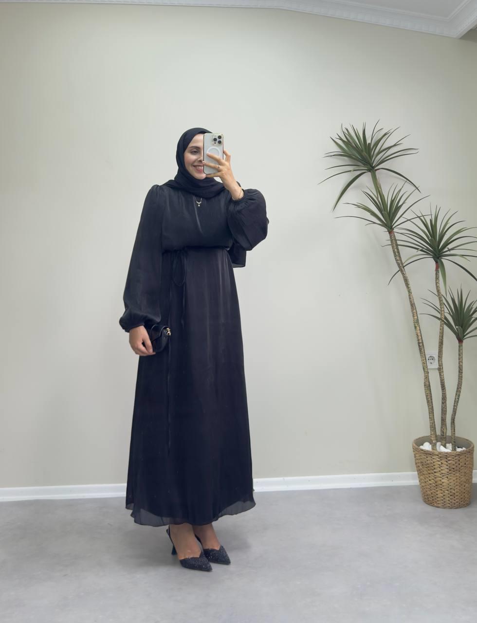 2349 - Leydi Elbise - Siyah