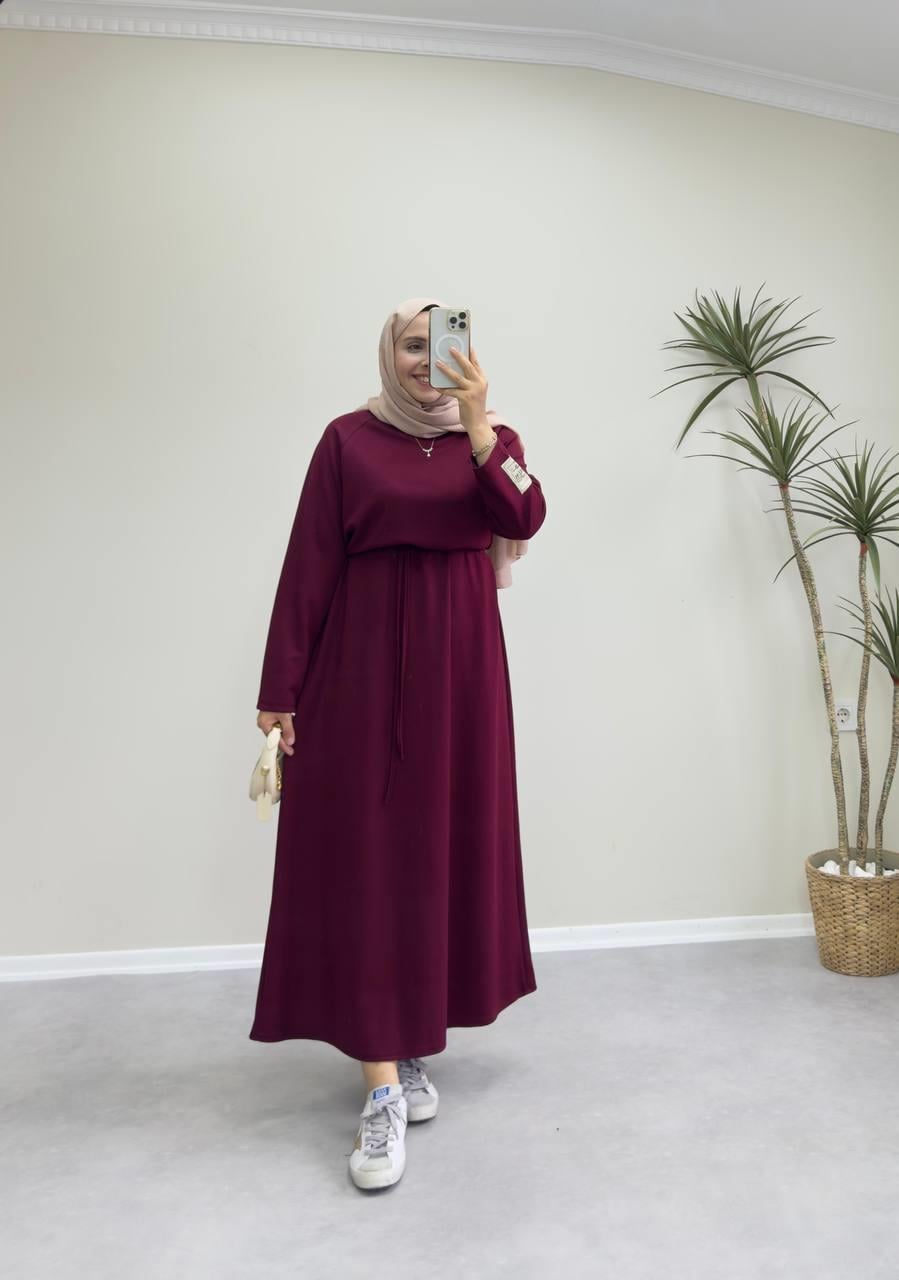 2509 - Oysho Elbise - Bordo