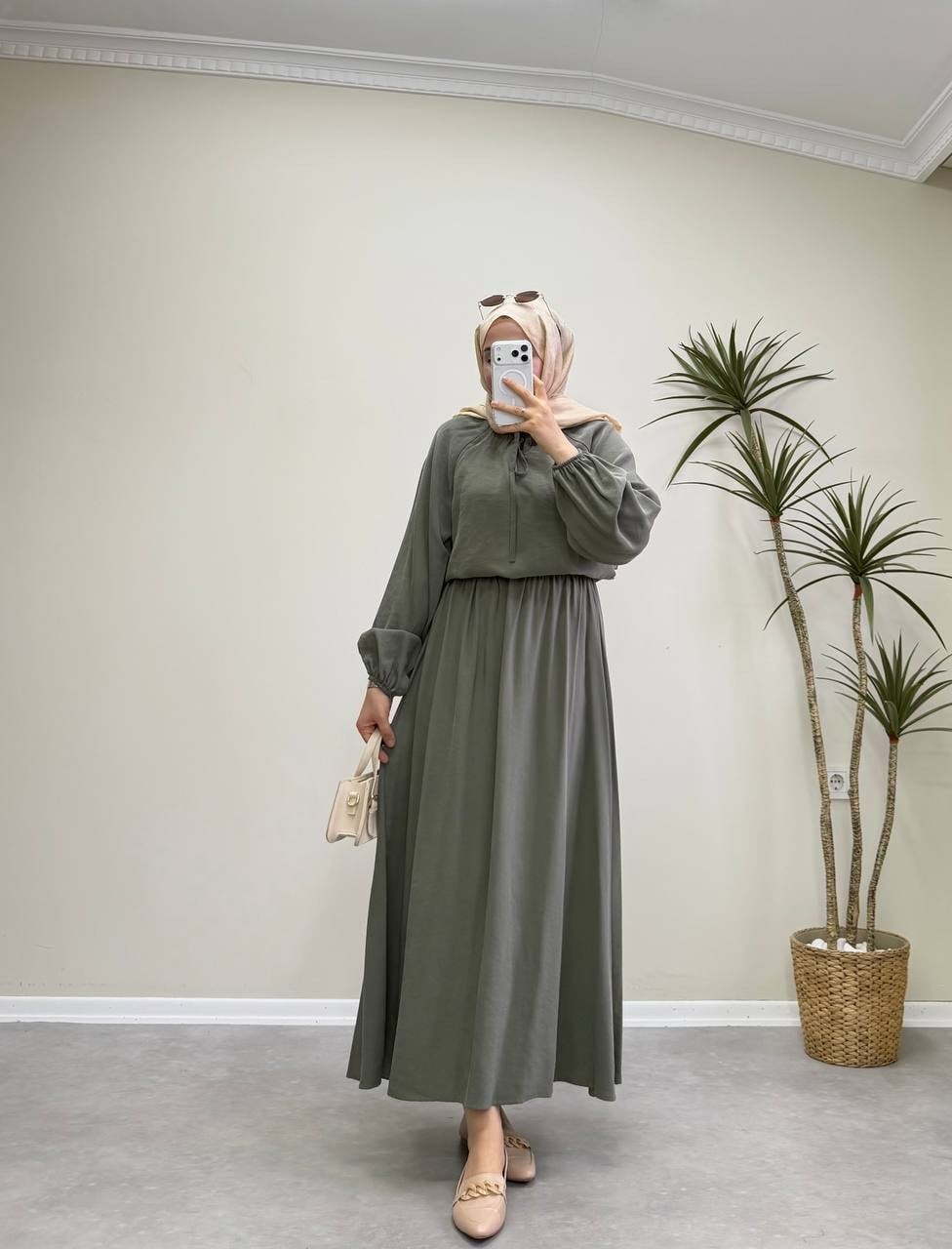 3025 - Tencel Etek Takım - Çağla