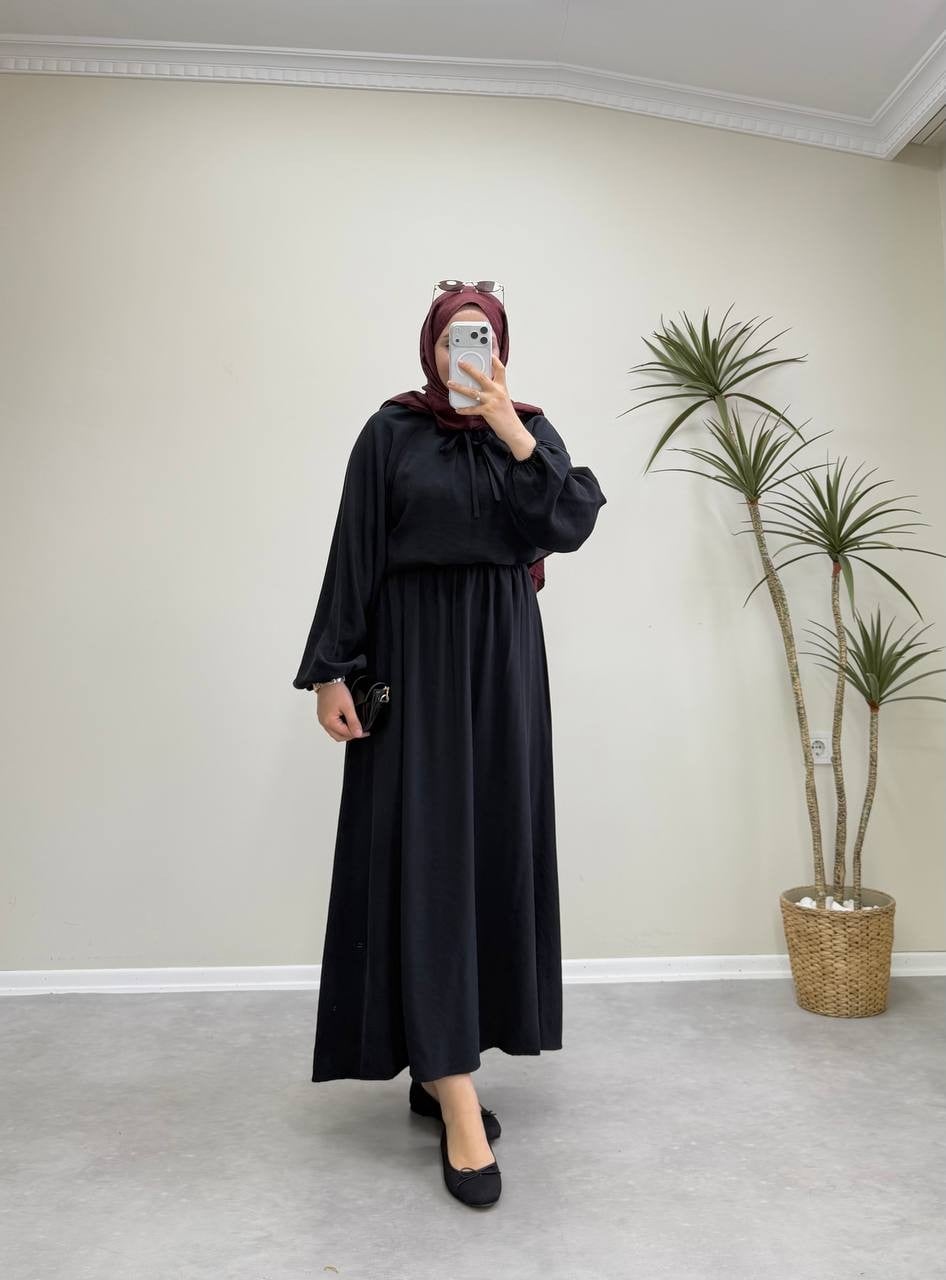 3025 - Tencel Etek Takım - Siyah
