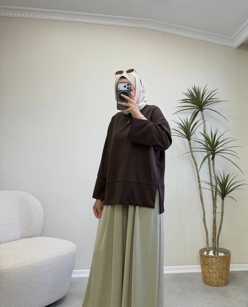4121 - Oysh Sweat - Kahverengi