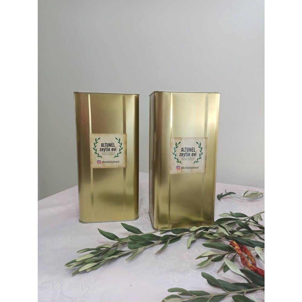 5 LT TENEKE OLGUN HASAT SOĞUK SIKIM NATURAL SIZMA ZEYTİNYAĞI
