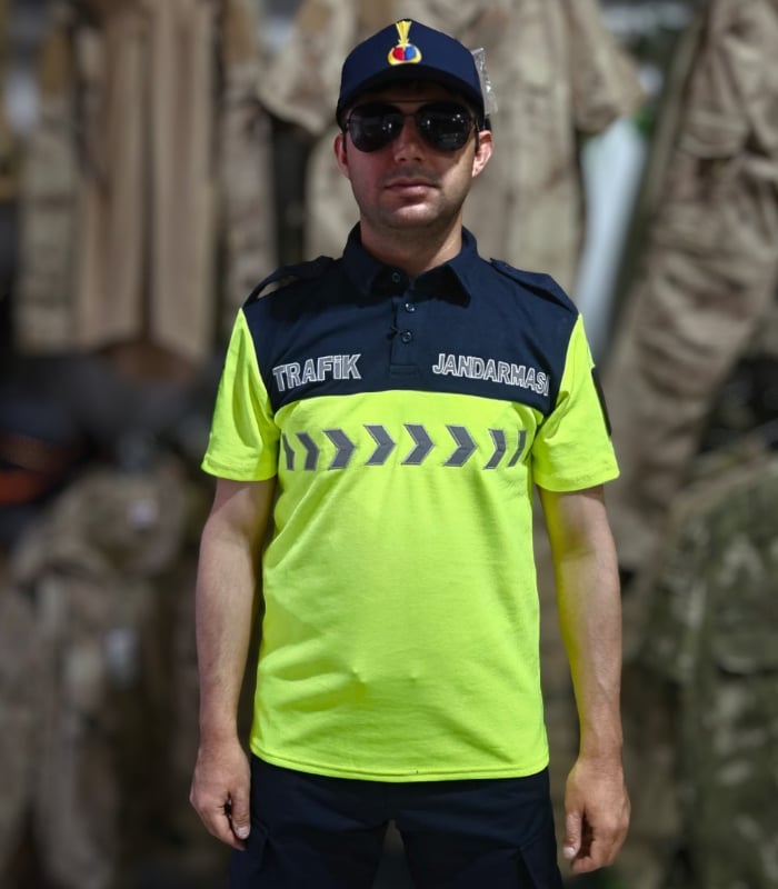 Jandarma Trafik Kısa Kollu Tişört, Kısa Kollu Üst Yazlık