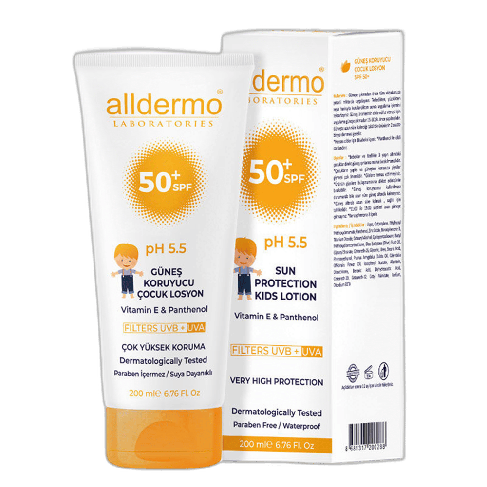 ALLDERMO COCUK GUNES LOSYONU SPF 50+ 200 ml tüpGüneş Losyonu & SütüBİOSAFİR1MST-15050ALLDERMO COCUK GUNES LOSYONU SPF 50+ 200 ml tüp