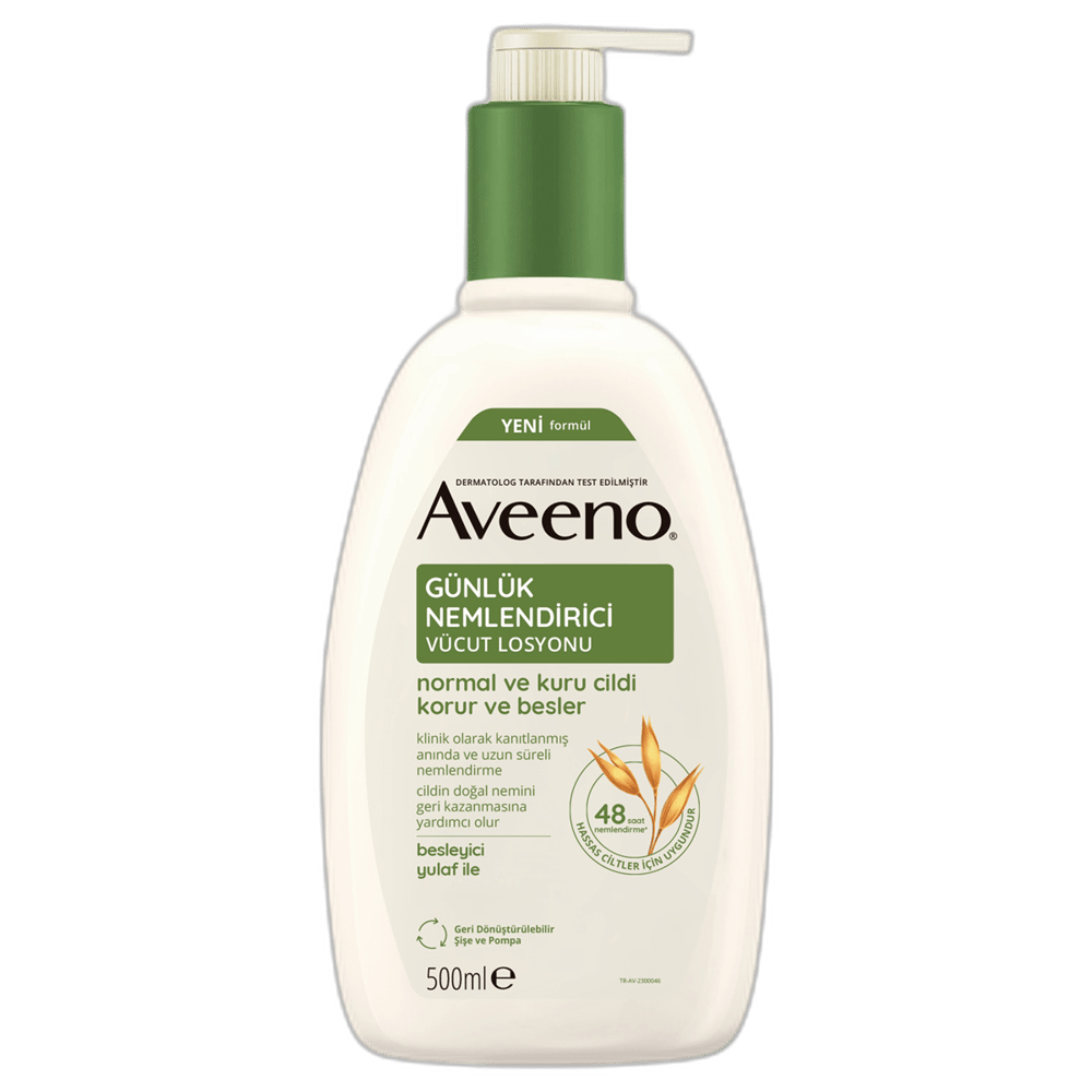 AVEENO GUNLUK NEMLENDIRICI VUCUT LOSYONU 500 ml şişeVücut Losyonu & SütüJOHNSON&JOHNSON1MST-11246AVEENO GUNLUK NEMLENDIRICI VUCUT LOSYONU 500 ml şişe