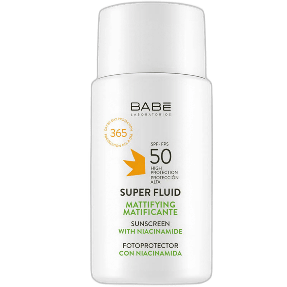 Babe Super Fluid Sunscreen Mattifying SPF50 50 mlYağlı Ciltler İçin Güneş KremiBabe1MST-15227Babe Super Fluid Sunscreen Mattifying SPF50 50 ml